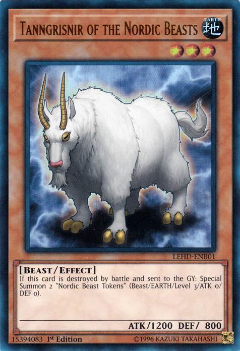 Tanngrisnir of the Nordic Beasts, Legendary Hero Decks · LEHD-ENB01
