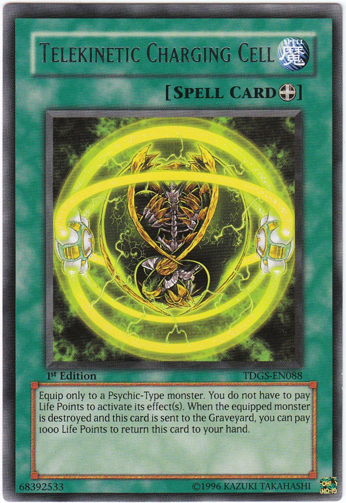 Telekinetic Charging Cell, The Duelist Genesis Sneak Peek Participation Card · TDGS-EN088