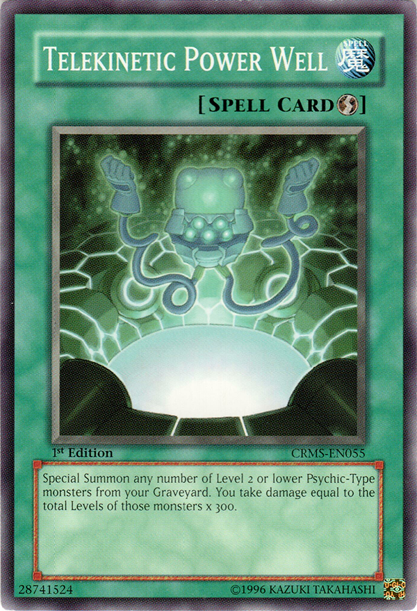 Telekinetic Power Well, Crimson Crisis Sneak Peek Participation Card · CRMS-EN055