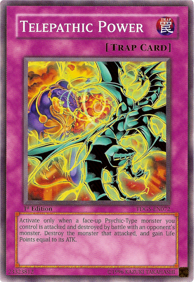 Telepathic Power, The Duelist Genesis Sneak Peek Participation Card · TDGS-EN072