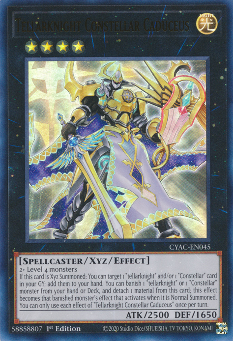 Tellarknight Constellar Caduceus, Cyberstorm Access · CYAC-EN045