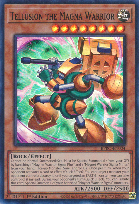 Tellusion the Magna Warrior, Burst Protocol · BPRO-EN004