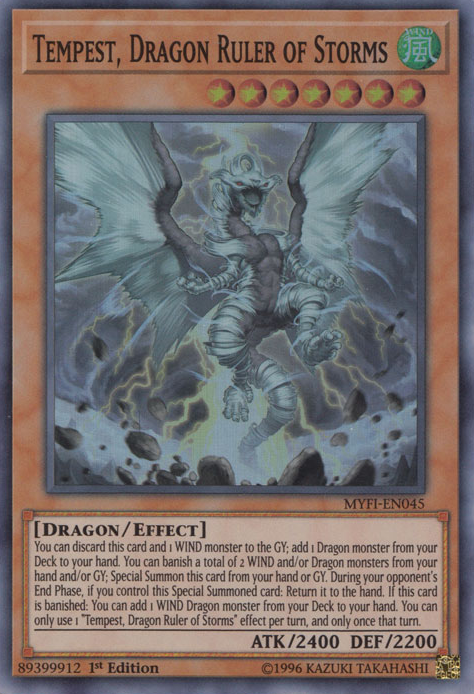 Tempest, Dragon Ruler of Storms, Mystic Fighters · MYFI-EN045