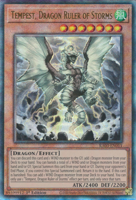Tempest, Dragon Ruler of Storms, Quarter Century Bonanza · RA03-EN011