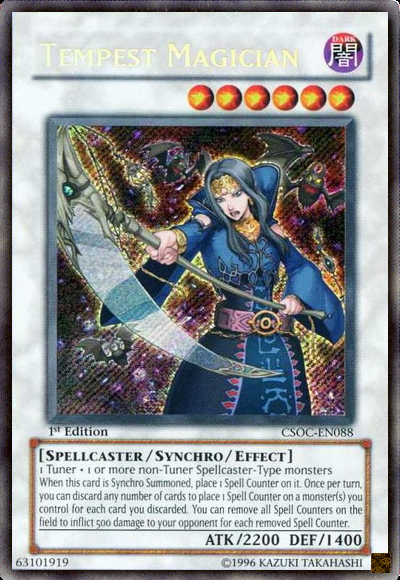 Tempest Magician, Crossroads of Chaos Sneak Peek Participation Card · CSOC-EN088
