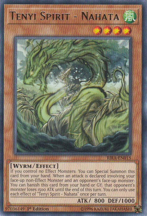 Tenyi Spirit - Nahata, Rising Rampage Sneak Peek Participation Card · RIRA-EN015