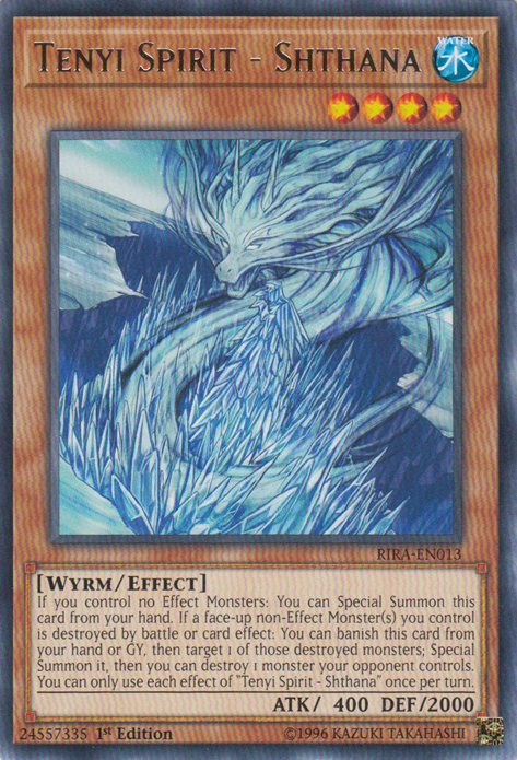 Tenyi Spirit - Shthana, Rising Rampage Sneak Peek Participation Card · RIRA-EN013