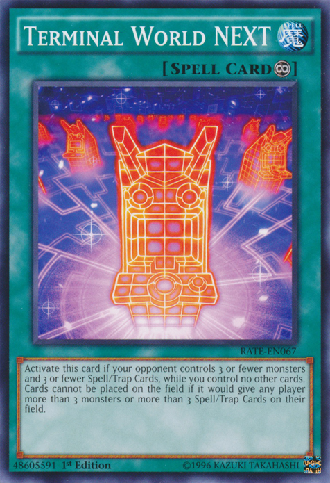 Terminal World NEXT, Raging Tempest Sneak Peek Participation Card · RATE-EN067