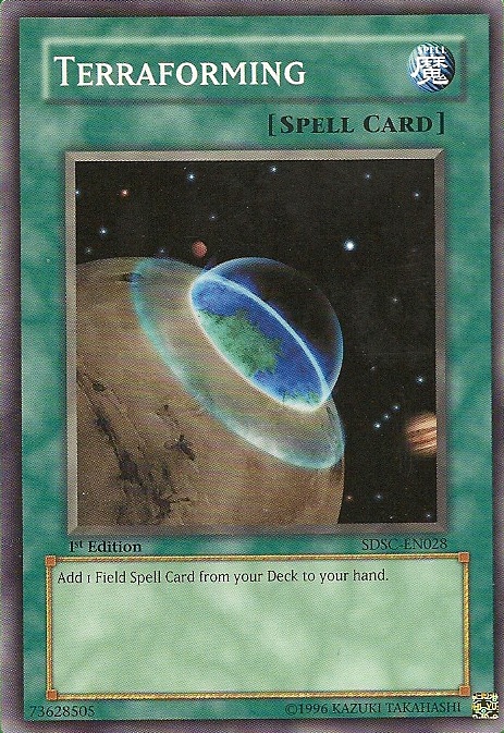 Terraforming, Spellcaster's Command Structure Deck · SDSC-EN028