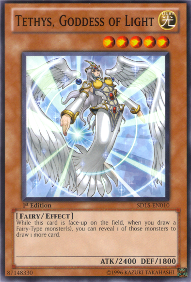 Tethys, Goddess of Light, Lost Sanctuary Structure Deck · SDLS-EN010