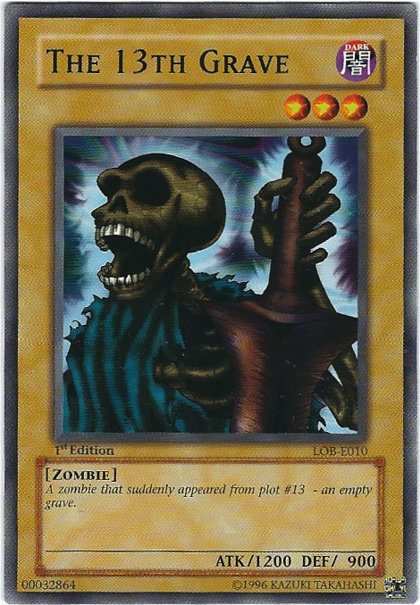 The 13th Grave, Legend of Blue Eyes White Dragon · LOB-E010