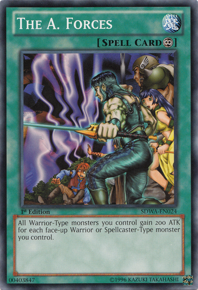 The A. Forces, Samurai Warlords Structure Deck · SDWA-EN024