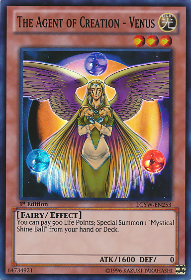 The Agent of Creation - Venus, Legendary Collection 3: Yugi's World Mega Pack · LCYW-EN253