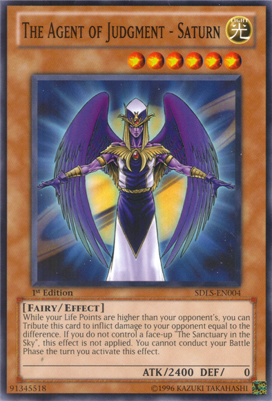 The Agent of Judgment - Saturn, Lost Sanctuary Structure Deck · SDLS-EN004