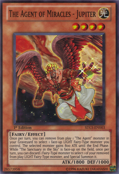 The Agent of Miracles - Jupiter, Lost Sanctuary Structure Deck · SDLS-EN003