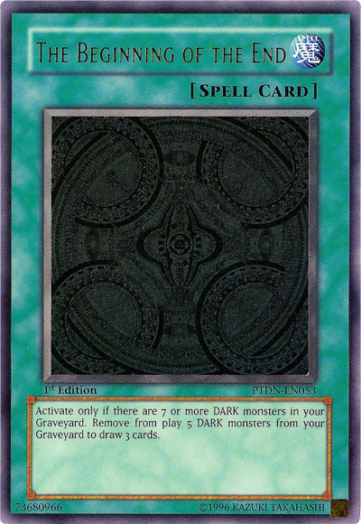 The Beginning of the End, Phantom Darkness Sneak Peek Participation Card · PTDN-EN053