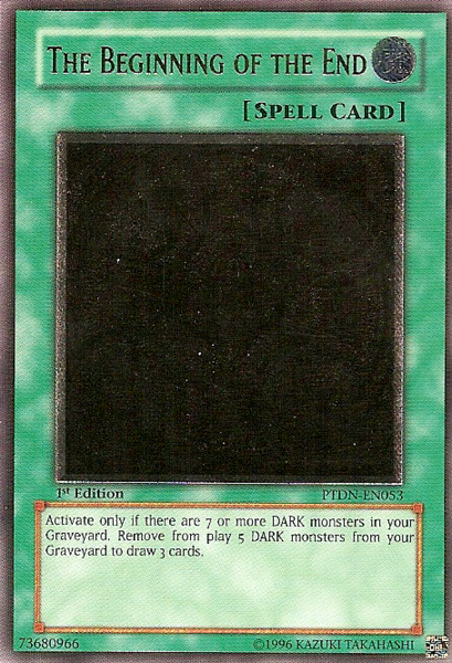 The Beginning of the End, Phantom Darkness Sneak Peek Participation Card · PTDN-EN053