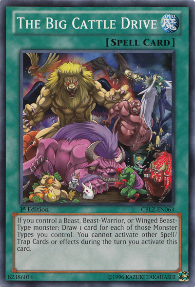 The Big Cattle Drive, Cosmo Blazer Sneak Peek Participation Card · CBLZ-EN063
