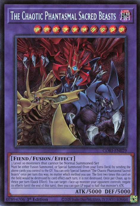 The Chaotic Phantasmal Sacred Beasts, Chaos Origins · CORI-EN029