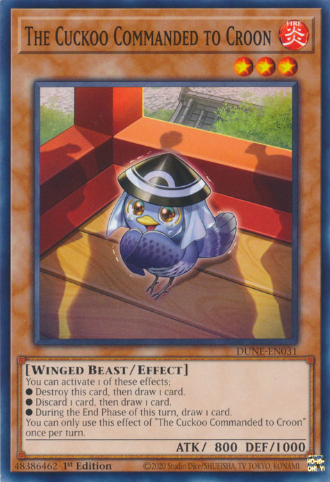 The Cuckoo Commanded to Croon, Duelist Nexus · DUNE-EN031