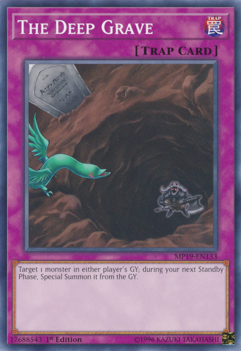 The Deep Grave, 2019 Gold Sarcophagus Tin Mega Pack · MP19-EN133