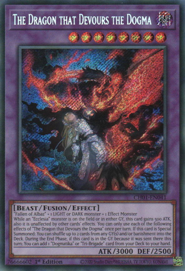 The Dragon that Devours the Dogma, THE CHRONICLES DECK: The Fallen & The Virtuous (All-Foil Edition) · CH01-EN041
