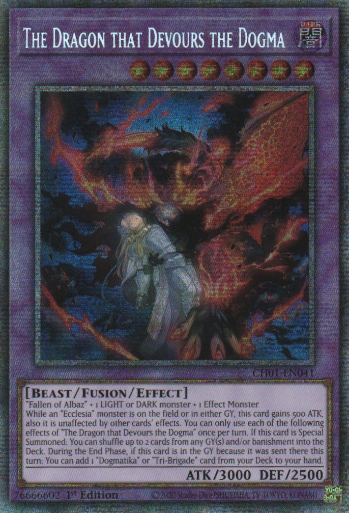 The Dragon that Devours the Dogma, THE CHRONICLES DECK: The Fallen & The Virtuous (All-Foil Edition) · CH01-EN041