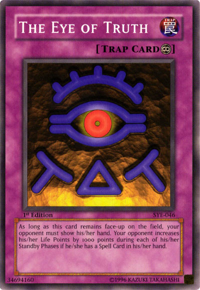 The Eye of Truth, Starter Deck: Yugi Evolution · SYE-046