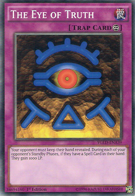 The Eye of Truth, Yugi's Legendary Decks · YGLD-ENA39