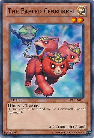The Fabled Cerburrel, Realm of Light Structure Deck · SDLI-EN021