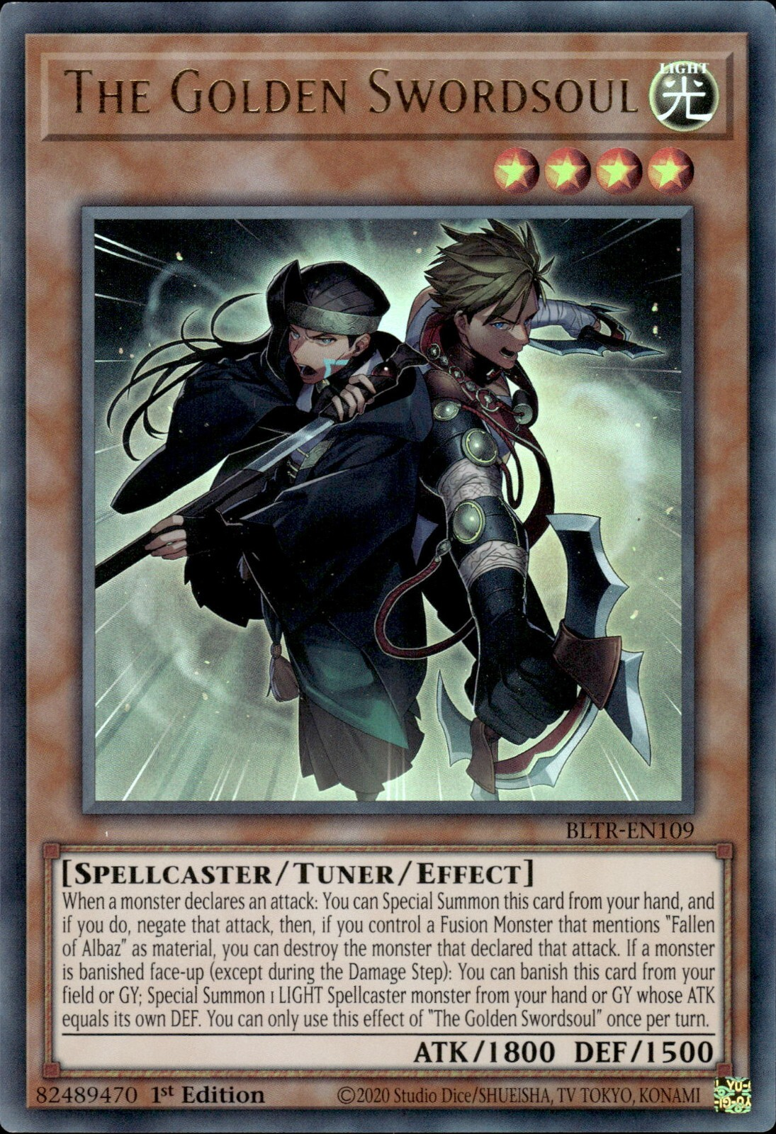 The Golden Swordsoul, Battles of Legend: Terminal Revenge · BLTR-EN109