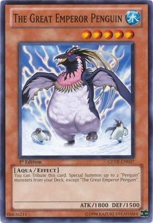 The Great Emperor Penguin, Generation Force Sneak Peek Participation Card · GENF-EN037