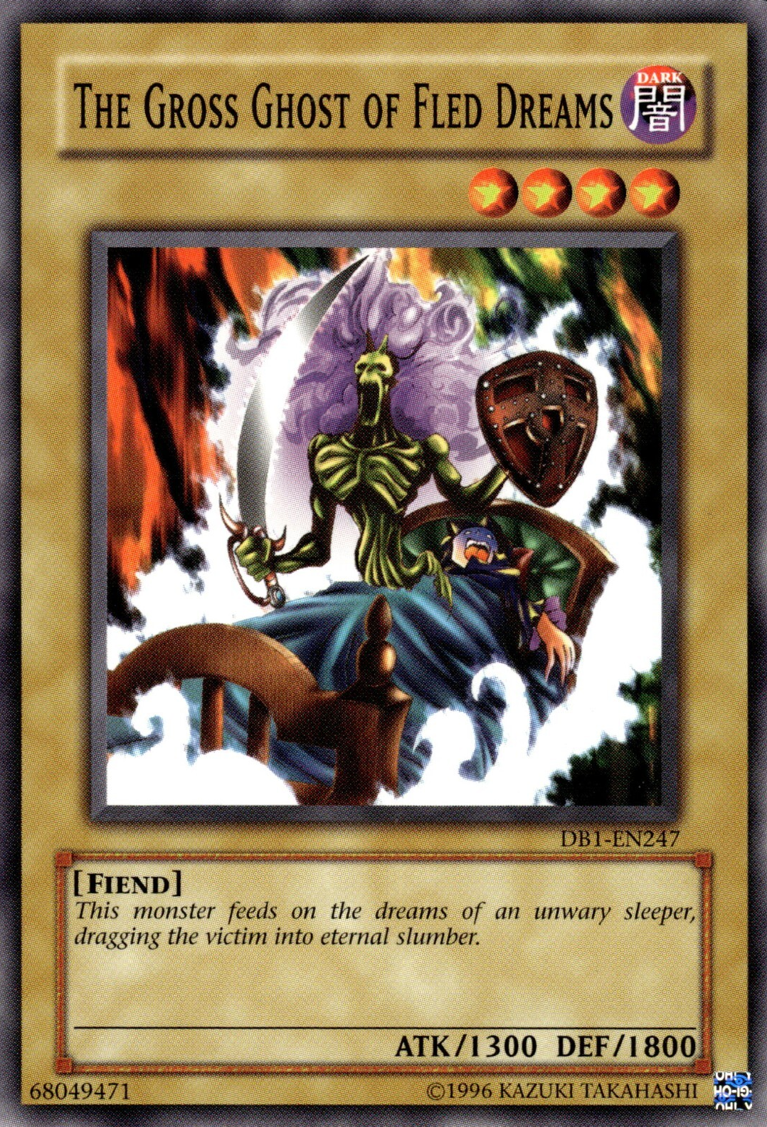 The Gross Ghost of Fled Dreams, Dark Beginning 1 · DB1-EN247