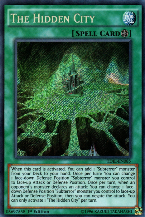The Hidden City, The Dark Illusion Sneak Peek Participation Card · TDIL-EN085