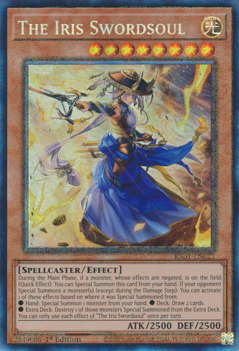 The Iris Swordsoul, 25th Anniversary Rarity Collection · RA01-EN023