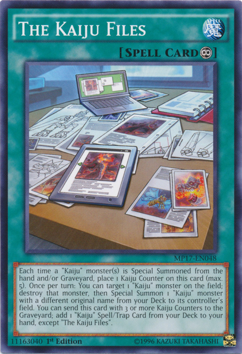 The Kaiju Files, 2017 Mega-Tin Mega Pack · MP17-EN048