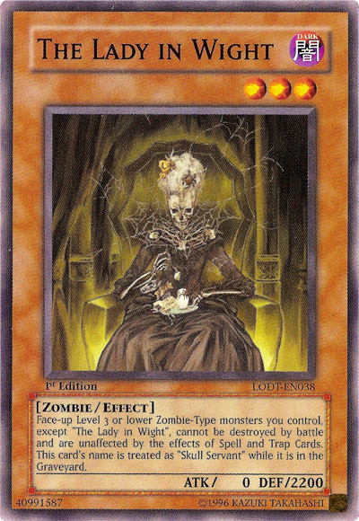 The Lady in Wight, Light of Destruction Sneak Peek Participation Card · LODT-EN038