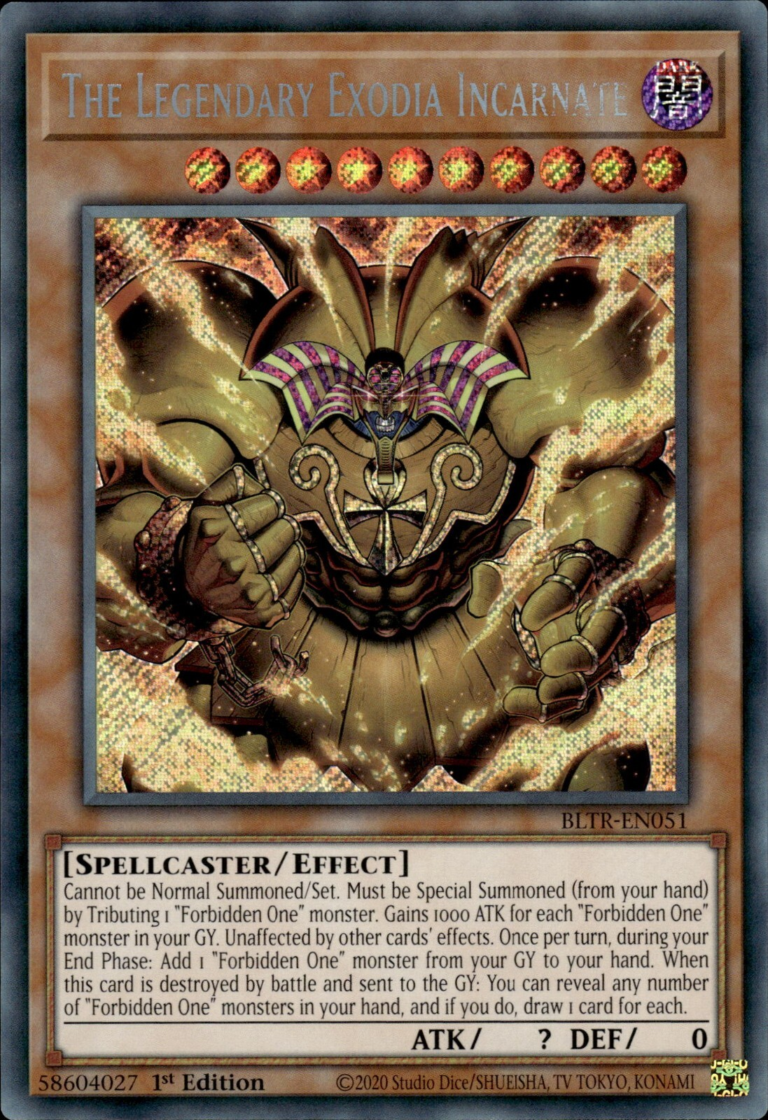 The Legendary Exodia Incarnate, Battles of Legend: Terminal Revenge · BLTR-EN051