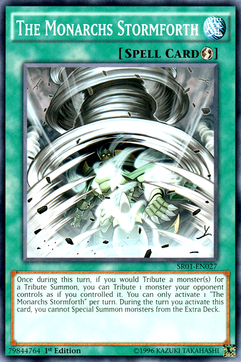 The Monarchs Stormforth, Emperor of Darkness Structure Deck · SR01-EN027