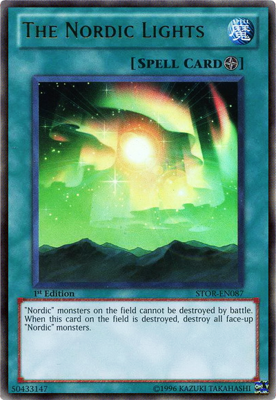 The Nordic Lights, Storm of Ragnarok Sneak Peek Participation Card · STOR-EN087