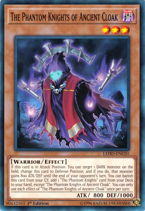 The Phantom Knights of Ancient Cloak, Legendary Hero Decks · LEHD-ENC01