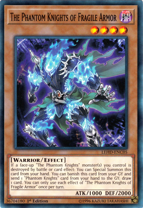 The Phantom Knights of Fragile Armor, Legendary Hero Decks · LEHD-ENC05