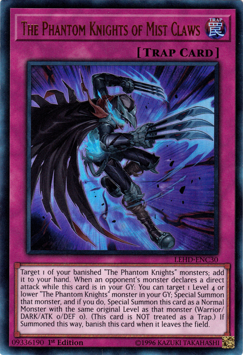 The Phantom Knights of Mist Claws, Legendary Hero Decks · LEHD-ENC30