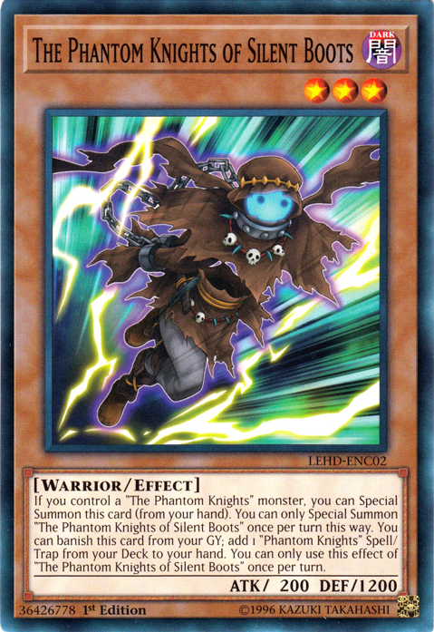 The Phantom Knights of Silent Boots, Legendary Hero Decks · LEHD-ENC02