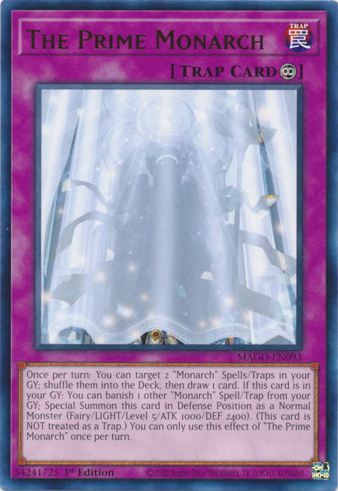 The Prime Monarch, Maximum Gold · MAGO-EN093
