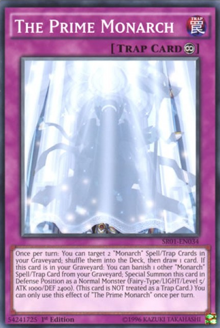 The Prime Monarch, Emperor of Darkness Structure Deck · SR01-EN034