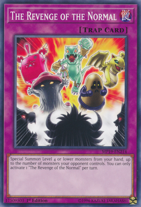 The Revenge of the Normal, 2019 Gold Sarcophagus Tin Mega Pack · MP19-EN214