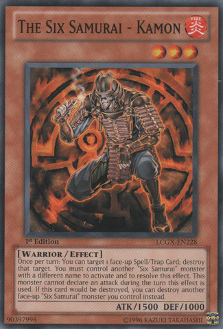 The Six Samurai - Kamon, Legendary Collection 2: The Duel Academy Years Mega Pack · LCGX-EN228