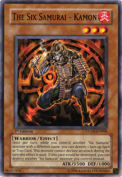 The Six Samurai - Kamon, Strike of Neos Sneak Peek Participation Card · STON-EN008