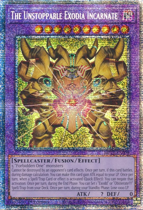 The Unstoppable Exodia Incarnate, 2025 Mega-Pack Tin · MP25-EN008